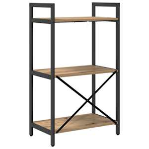 Knihovna Artisanový dub 56 x 34 x 96 cm kompozitní dřevo - obrázek 7