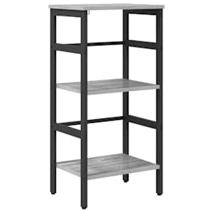 vidaXL Raamatukapp 2 tasandit 40 x 29,5 x 81 cm Tehispuit Hall Sonoma