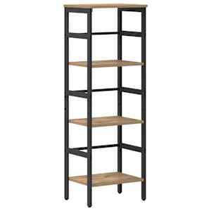 vidaXL Raamatukapp 3 tasandit 40 x 29,5 x 115 cm Tehispuit K&auml;sit&ouml;&ouml;puu