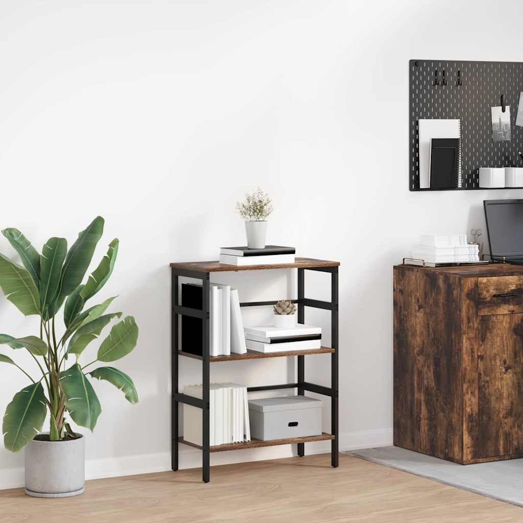 Biblioteci și etajere - Raft pentru cărți Stejar fumuriu 60 x 29,5 x 81 cm