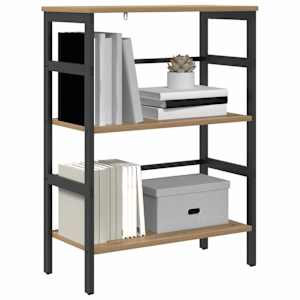 Knihovna Artisanový dub 60 x 29,5 x 81 cm kompozitní dřevo - obrázek 3