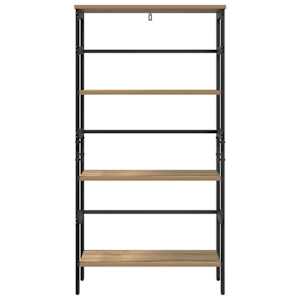 Knihovna Artisanový dub 60 x 29,5 x 115 cm kompozitní dřevo - obrázek 5