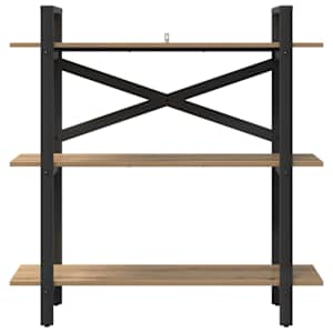 Knihovna Artisanový dub 100 x 33,5 x 102 cm kompozitní dřevo - obrázek 5