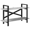 vidaXL Raamatukapp Hall Sonoma 100 x 33,5 x 64 cm Tehispuit 2 tasandit