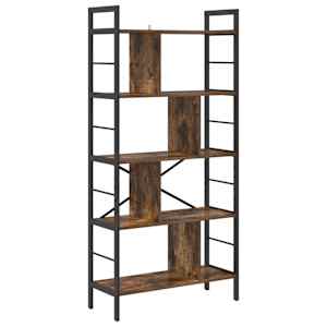 vidaXL Raamatukapp 9 tasandit 75 x 30 x 156 cm Tehispuit