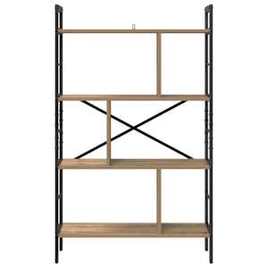 Knihovna Artisanový dub 75 x 30 x 123,5 cm kompozitní dřevo - obrázek 5
