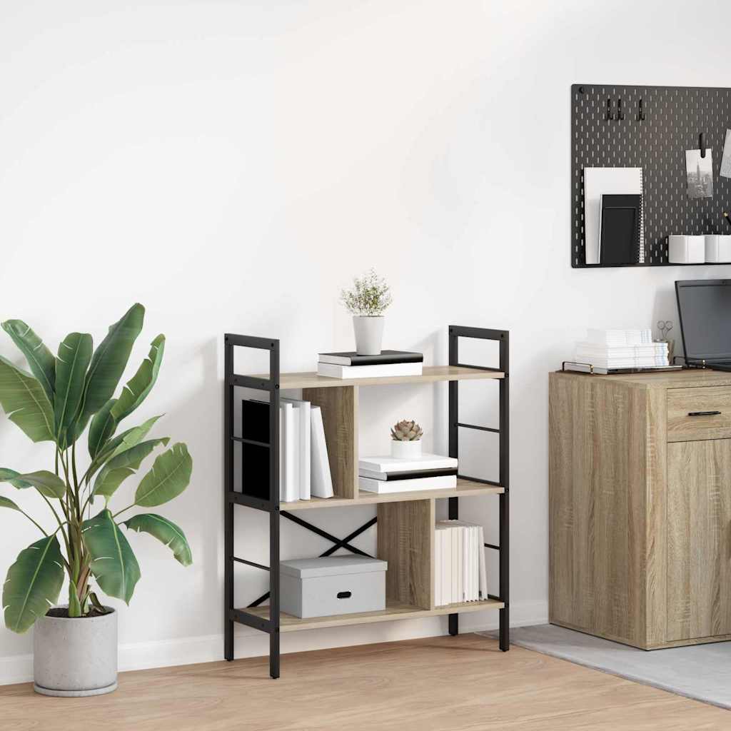 Mobilă și Mobilier - Raft pentru cărți Stejar Sonoma 75 x 30 x 91 cm Lemn compozit