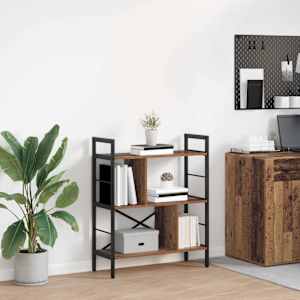 Knjižna polica Star les 75 x 30 x 91 cm Konstruiran les