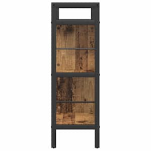 Knihovna Staré dřevo 75 x 30 x 91 cm kompozitní dřevo - obrázek 6