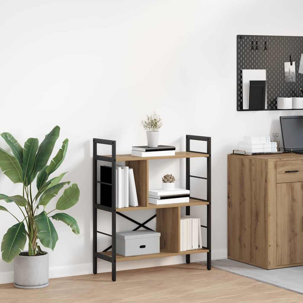 Mobilă și Mobilier - Raft pentru cărți Stejar Artizanal 75 x 30 x 91 cm