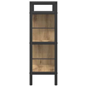 Knihovna Artisanový dub 75 x 30 x 91 cm kompozitní dřevo - obrázek 6
