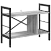 vidaXL Raamatukapp Hall Sonoma 75 x 30 x 58,5 cm Tehispuit 3 tasandit