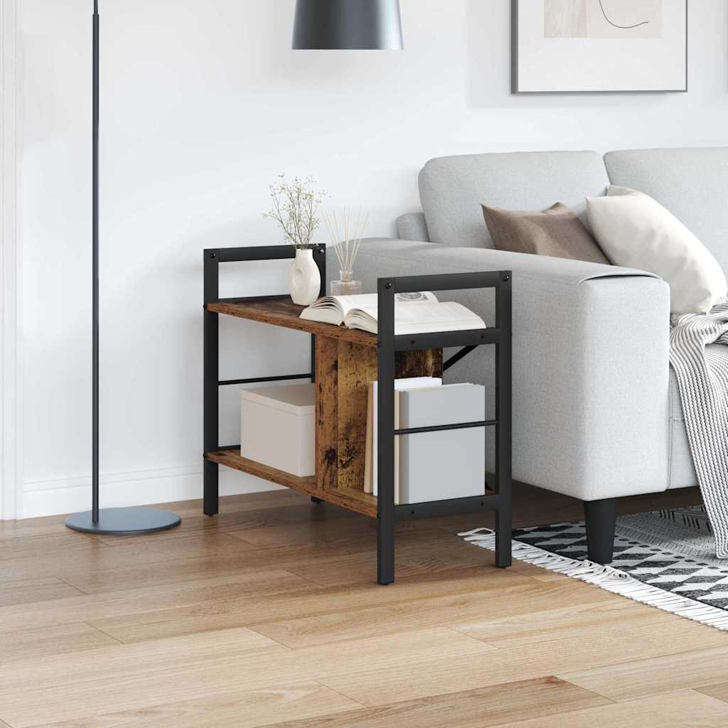 Mobilă și Mobilier - Raft pentru cărți Lemn Vechi 75 x 30 x 58,5 cm Lemn compozit