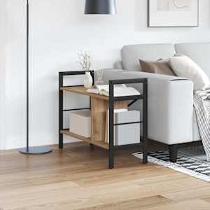 Knjižna polica Umetni hrast 75 x 30 x 58,5 cm Konstruiran les