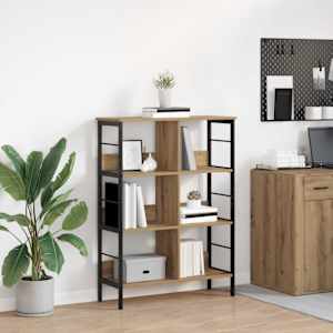 Knihovna Artisanový dub 82 x 32 x 112 cm kompozitní dřevo - obrázek 1