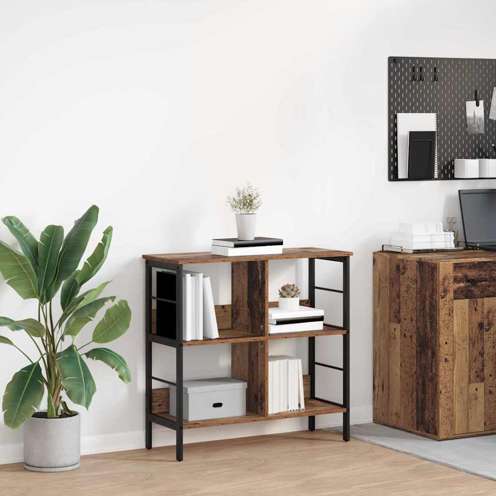 Biblioteci și etajere - Raft pentru cărți Lemn Vechi 82 x 32 x 79 cm Lemn compozit