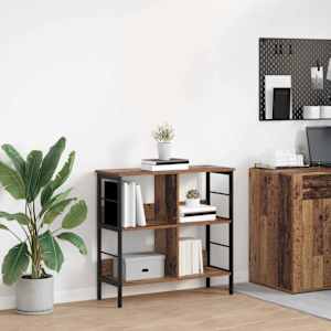 Knjižna polica Star les 82 x 32 x 79 cm Konstruiran les