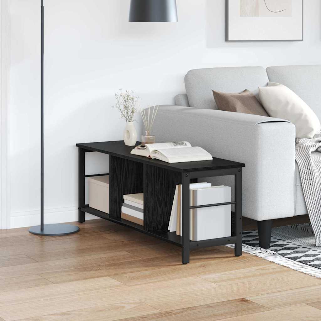 Biblioteci și etajere - Raft pentru cărți Stejar Negru 102 x 32 x 40,5 cm Lemn compozit