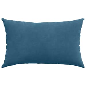 Pohovkové polštáře 2 pcs Modrá 50 x 30 cm Žebrovaná látka - obrázek 6