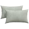 vidaXL Diivanipadjad 2 pcs Helehall 50 x 30 cm Korter kangas
