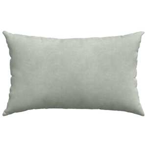 Pohovkové polštáře 2 pcs Světle šedá 50 x 30 cm Žebrovaná látka - obrázek 6