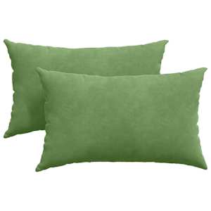 Pohovkové polštáře 2 pcs Světle zelená 50 x 30 cm - obrázek 2