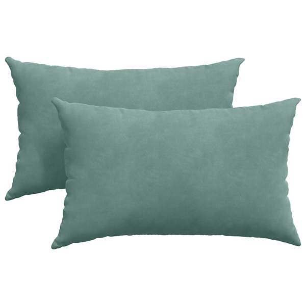 vidaXL Diivanipadjad 2 pcs Mere Roheline 50 x 30 cm Korter kangas