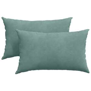 Pohovkové polštáře 2 pcs Mořská zelená 50 x 30 cm - obrázek 2