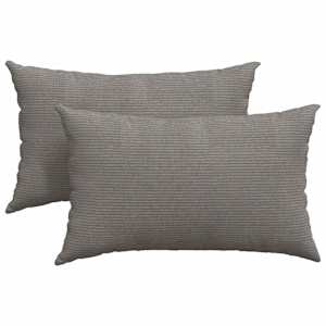 vidaXL Diivanipadjad 2 pcs Helehall 50 x 30 cm Korter kangas