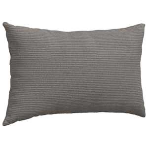 Pohovkové polštáře 2 pcs Světle šedá 50 x 30 cm Žebrovaná látka - obrázek 5
