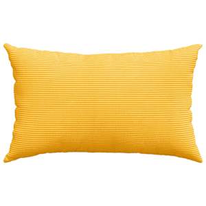 Pohovkové polštáře 2 pcs Světlá žlutá 50 x 30 cm - obrázek 6
