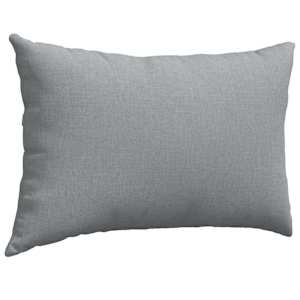 Pohovkové polštáře 2 pcs Světle šedá 60 x 40 cm textil - obrázek 5