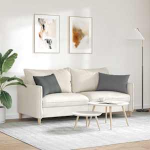 Pohovkové polštáře 2 pcs Tmavě šedá 60 x 40 cm textil - obrázek 4