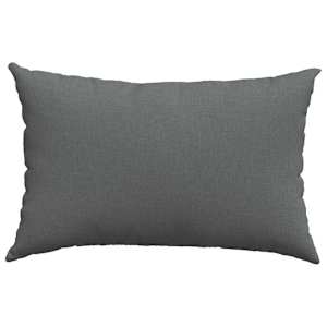 Pohovkové polštáře 2 pcs Tmavě šedá 60 x 40 cm textil - obrázek 6