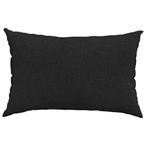 Pohovkové polštáře 2 pcs Černá 60 x 40 cm textil - obrázek 6