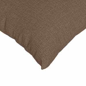 Pohovkové polštáře 2 pcs Hnědá 60 x 40 cm textil - obrázek 7