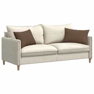 Pohovkové polštáře 2 pcs Hnědá 60 x 40 cm textil - obrázek 3