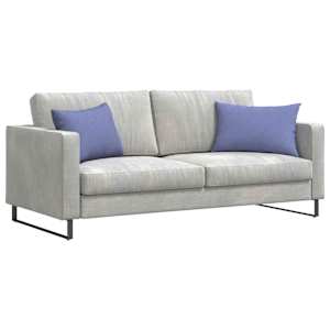 Pohovkové polštáře 2 pcs Modrá džínovina 60 x 40 cm textil - obrázek 3