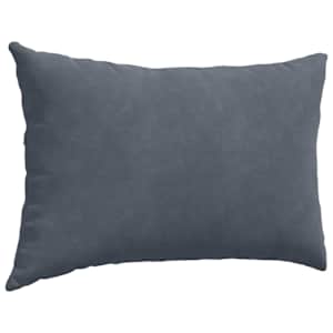 Pohovkové polštáře 2 pcs Tmavě šedá 60 x 40 cm Žebrovaná látka - obrázek 5