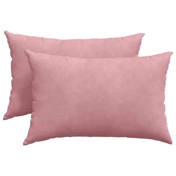 vidaXL Diivanipadjad 2 pcs Roosa 60 x 40 cm Korter kangas