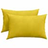 vidaXL Diivanipadjad 2 pcs Kollane 60 x 40 cm Korter kangas