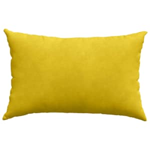 Pohovkové polštáře 2 pcs Žlutá 60 x 40 cm Žebrovaná látka - obrázek 6