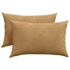 vidaXL Diivanipadjad 2 pcs Pruun 60 x 40 cm Korter kangas