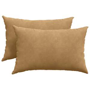 vidaXL Diivanipadjad 2 pcs Pruun 60 x 40 cm Korter kangas
