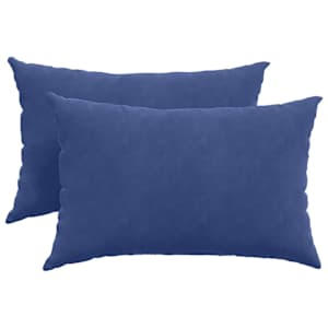 vidaXL Diivanipadjad 2 pcs Politsei sinine 60 x 40 cm Korter kangas