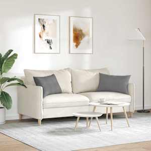 Pohovkové polštáře 2 pcs Tmavě šedá 60 x 40 cm textil - obrázek 4