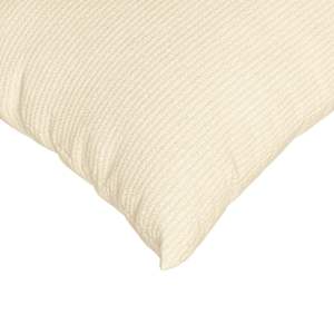 Pohovkové polštáře 2 pcs Krémová 60 x 40 cm Žebrovaná látka - obrázek 7