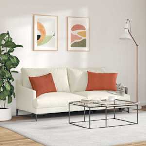Pohovkové polštáře 2 pcs Červená oranžová 60 x 40 cm - obrázek 4