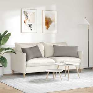 Pohovkové polštáře 2 pcs Taupe 80 x 40 cm textil - obrázek 4