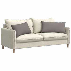 Pohovkové polštáře 2 pcs Taupe 80 x 40 cm textil - obrázek 3